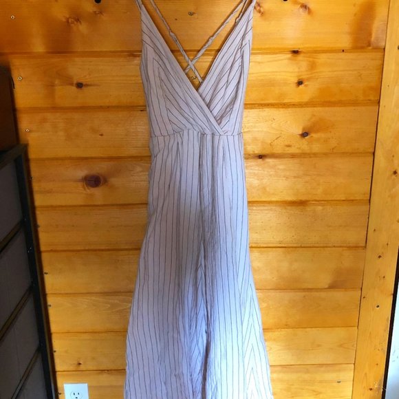 Pants - Boho Stripe Jumpsuit